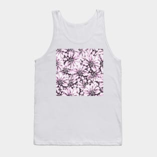 Pink Gerbera Flowers Tank Top